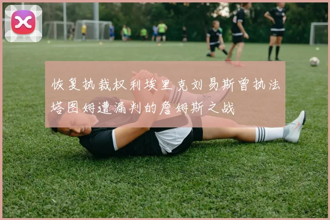 恢复执裁权利埃里克刘易斯曾执法塔图姆遭漏判的詹姆斯之战